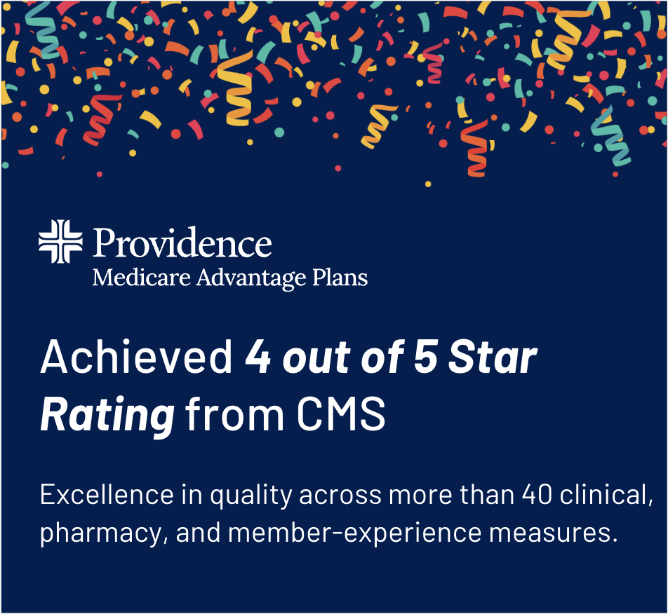 4 out of 5 star rating from CMS