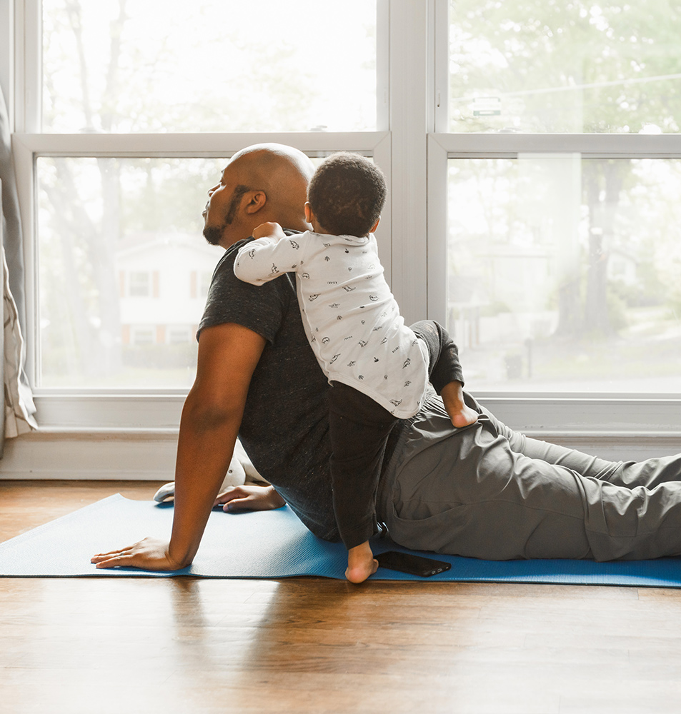 yoga with dad