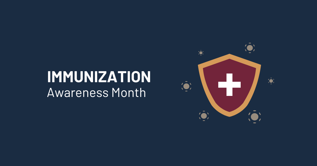 Immunization Awareness Month Banner