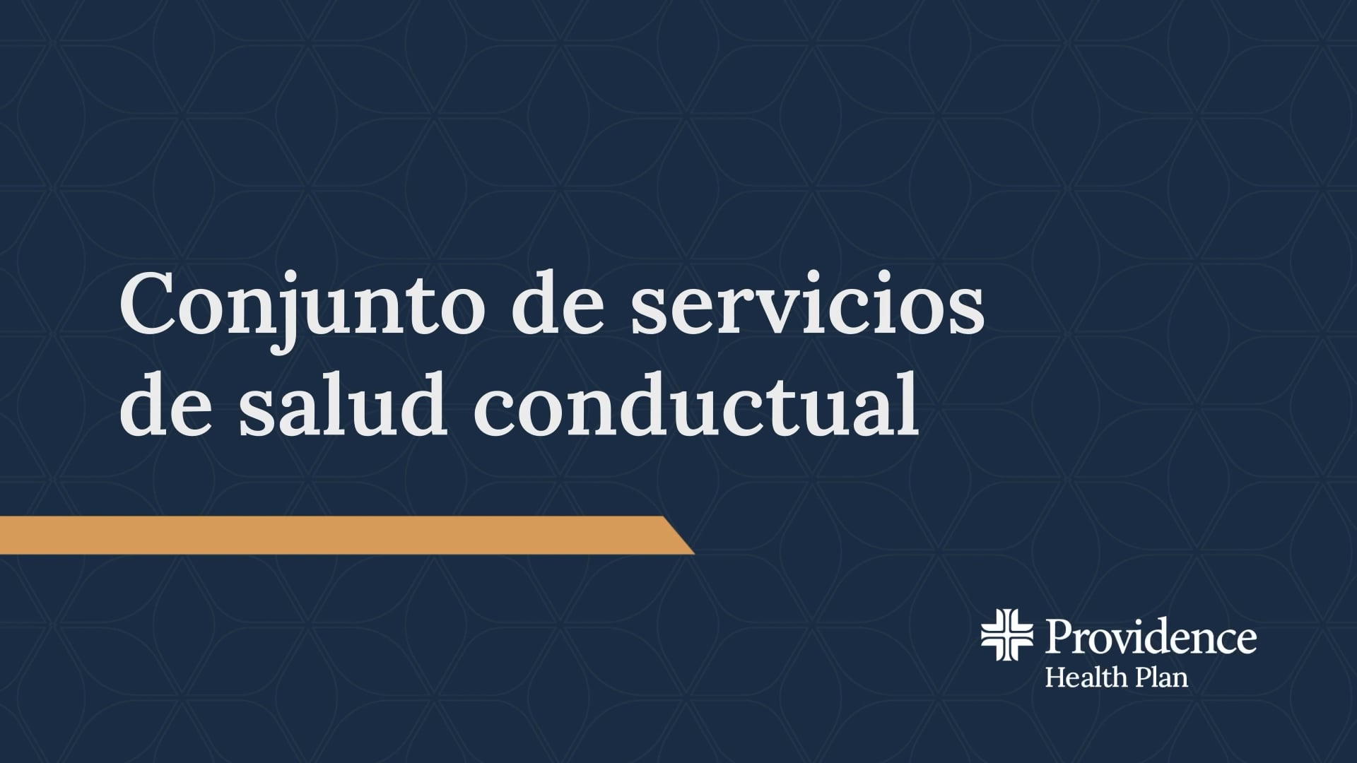 Behavioral Health Suite of Services (Español)